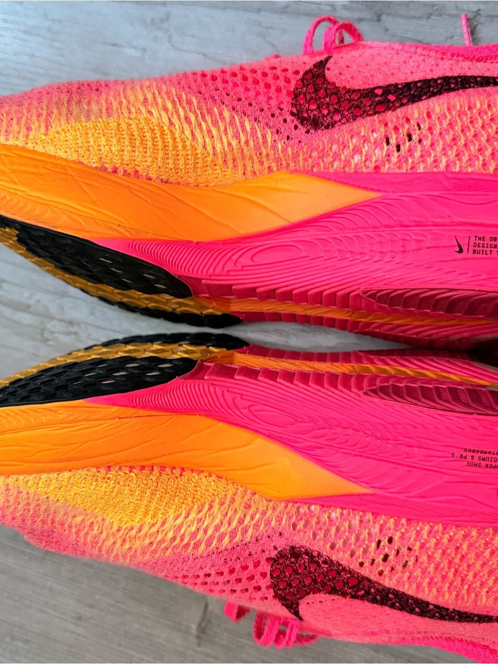 Nike Women’s ZoomX Running Shoes in Hot Pink and Orange